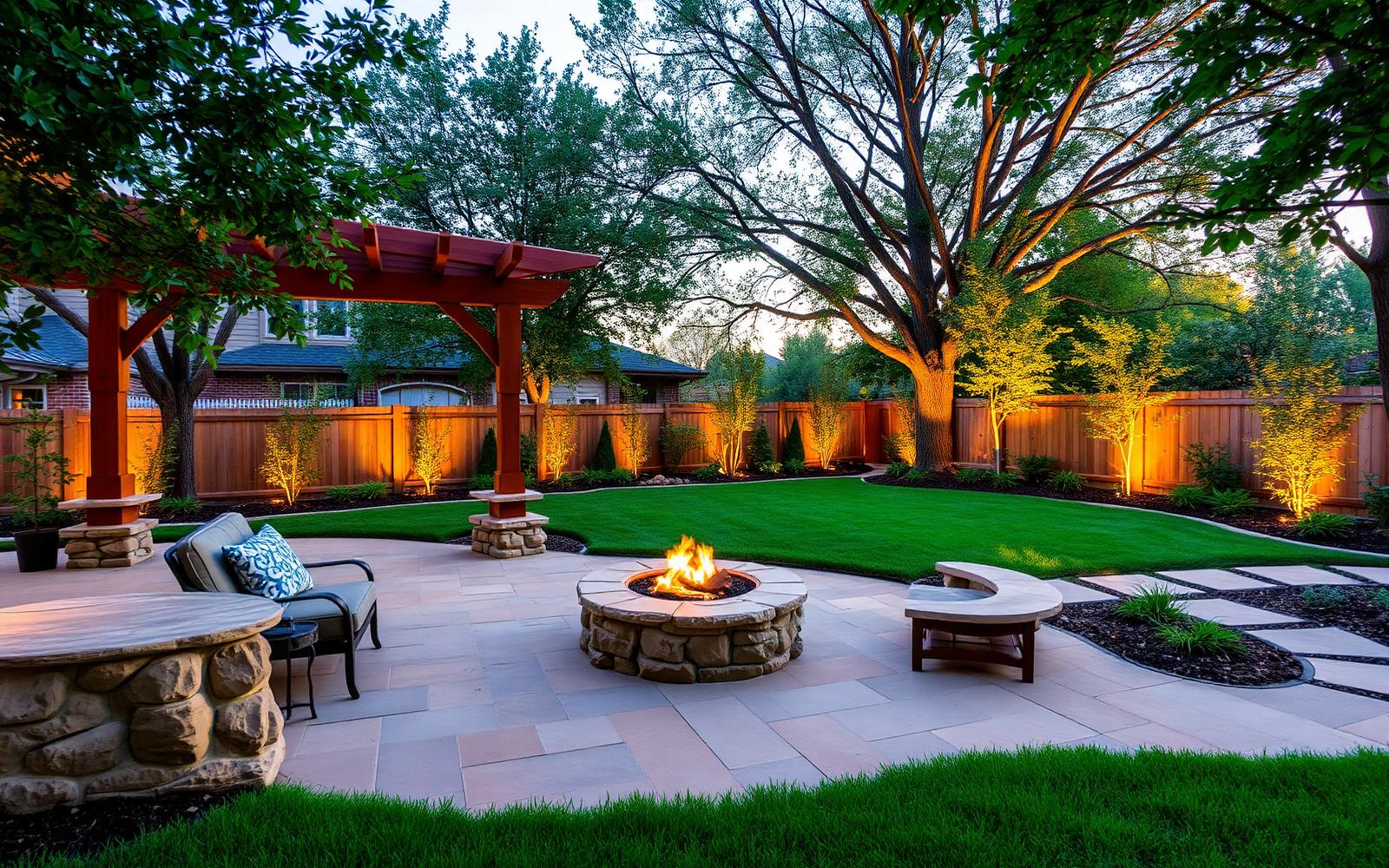 Backyard Transformation after